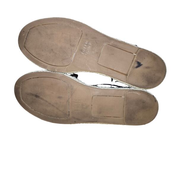 Eileen Fisher Suede Lace Up Espadrille Flat Jute Insole Round Toe Womens Sz 8.5 - Picture 6 of 8